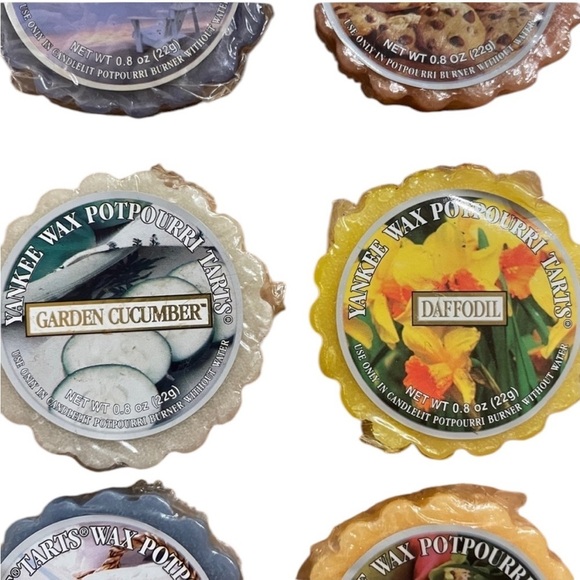 Yankee Candle - 7 Piece Set Yankee Wax Potpourri Tarts Set Bulk - Picture 3 of 6